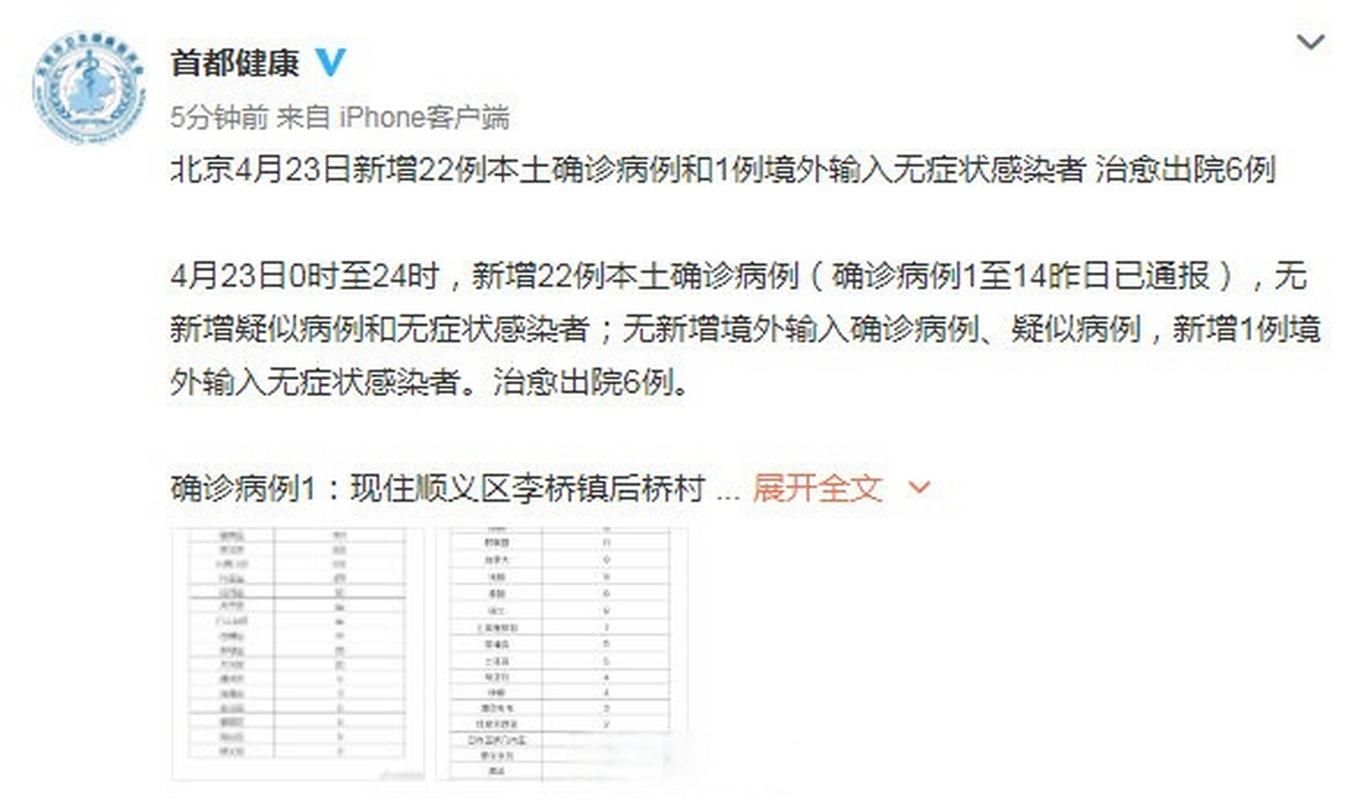 全国今日新增23例无症状感染者_全国今日有无新增病例