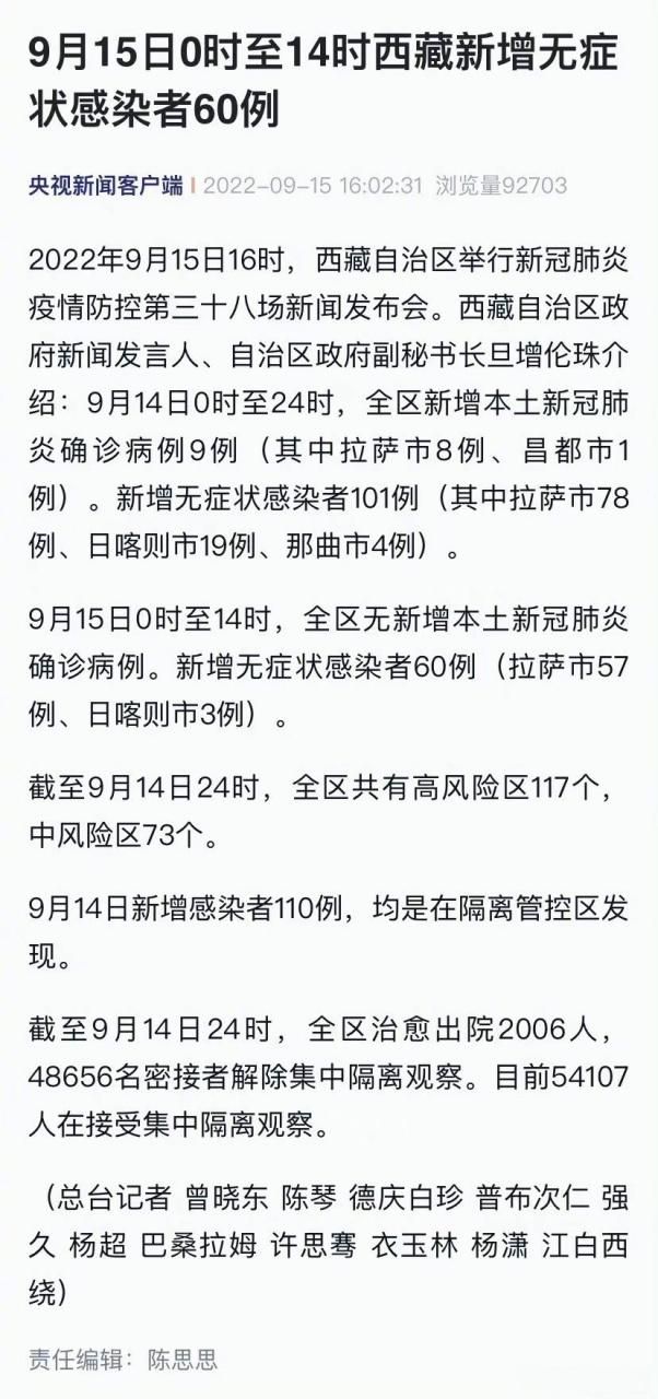西藏自治区拉萨城关区新增死亡病例27例，均在贵州省(拉萨1例新型肺炎)