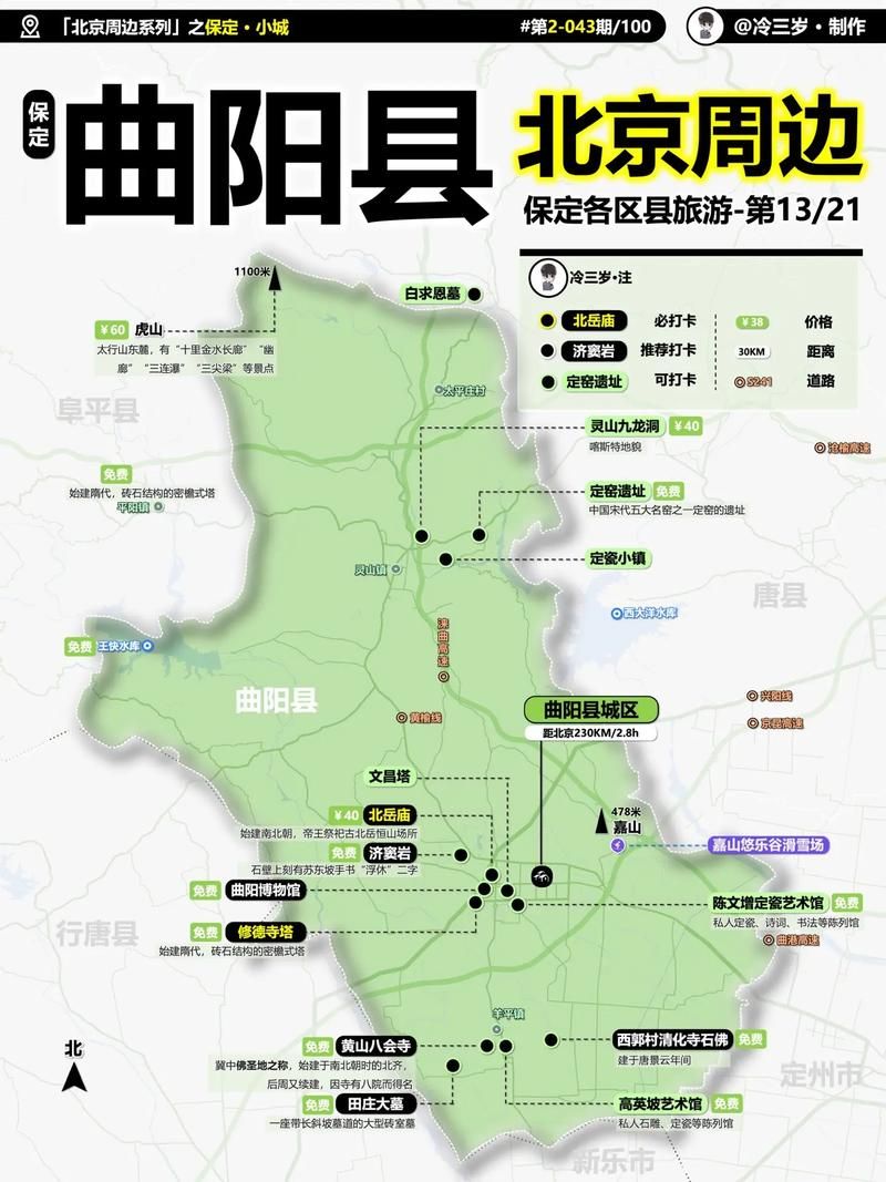 一张图看懂河北省保定市曲阳县昨日曲线图表/保定曲阳地图全图高清