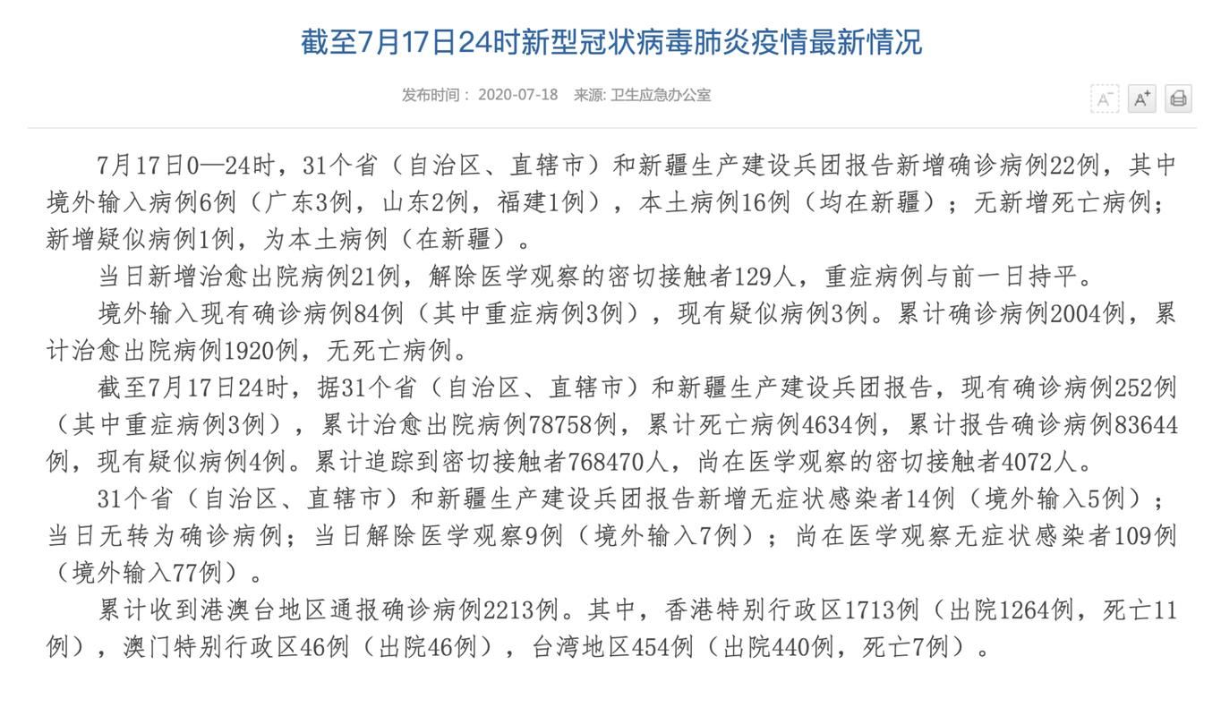 全球昨日新增22例本土确诊:全球昨日新增22例本土确诊病例